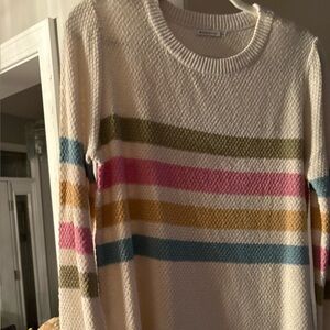 New- Striped Multicolor Sweater